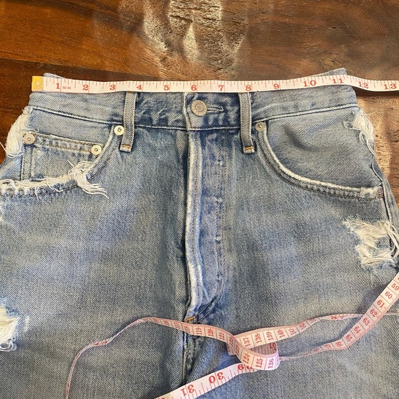Agolde Dee Jean Shorts Size 23 - Picture 15 of 16